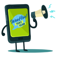 WooHoo Text Club logo